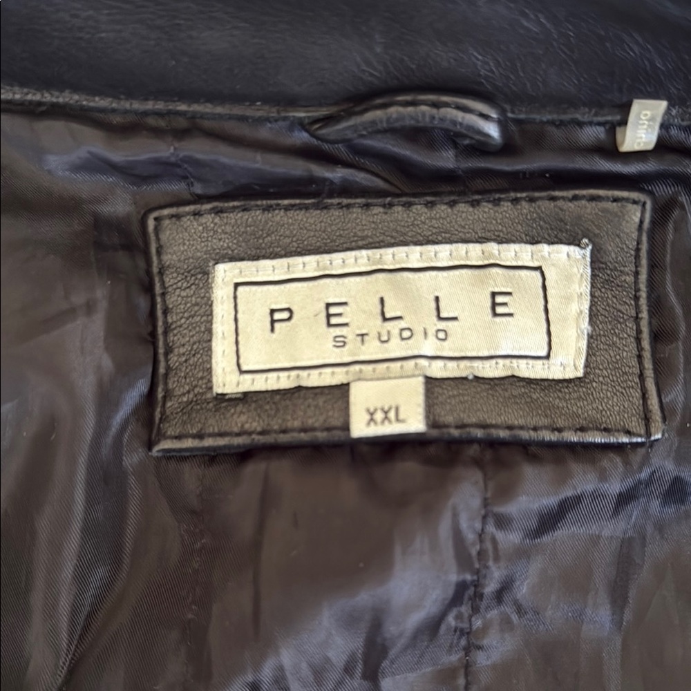 Pelle Studio Men's Black Leather Jacket - Picture 2 of 7